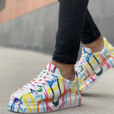 Paint Lines Sneakers WHITE (MU)
