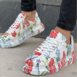 Paint Flower Sneakers WHITE (MU)