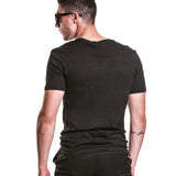 Long Brand T-Shirt BLACK