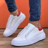 Middle Zip Sneakers WHITE (RE)