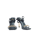 Gold Heel 'Chain' Otherbrand Sandals