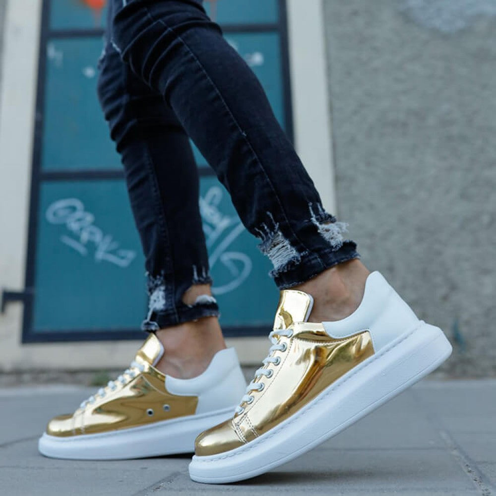 HEEL COUNTER 'Gold Metal' OB Sneakers